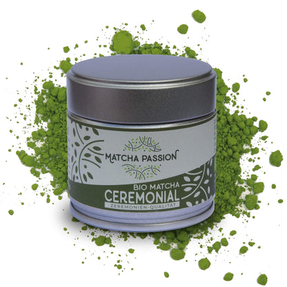Bio Matcha Ceremonial 30g Dose - by SteinKunstWerk | Matcha aus nachhaltiger Herstellung