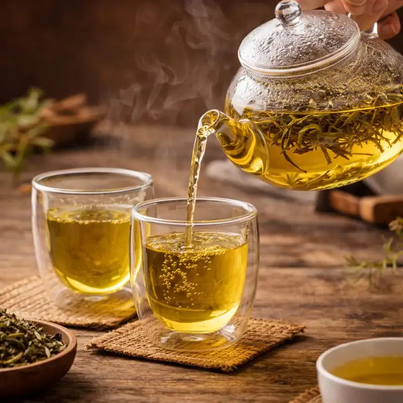 China Yellow Sun - Gelber Tee - by SteinKunstWerk | Loser Tee aus nachhaltiger Herstellung