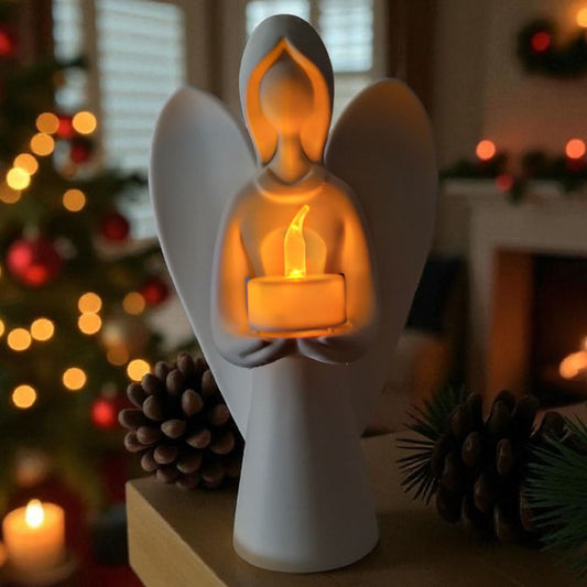 Christmas Angel – Weihnachtsengel mit LED-Teelichthalter