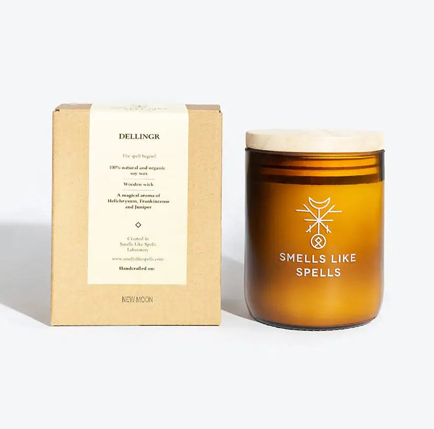 Scented candle DELLINGR - by SteinKunstWerk | aus nachhaltiger Herstellung