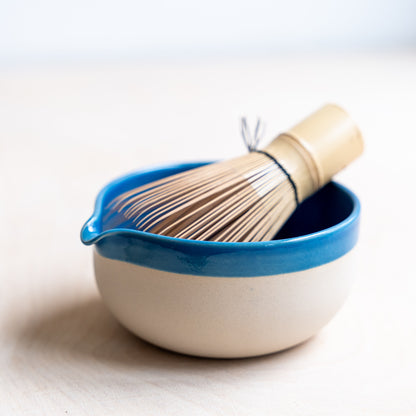 Matcha Chawan blau von SteinKunstWerk für stilvolle Wohnatmosphäre und bewusste Momente
