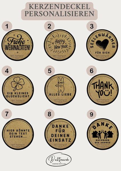 Personalisiertes Duftkerzen Set – Frizzante Rosé Kollektion