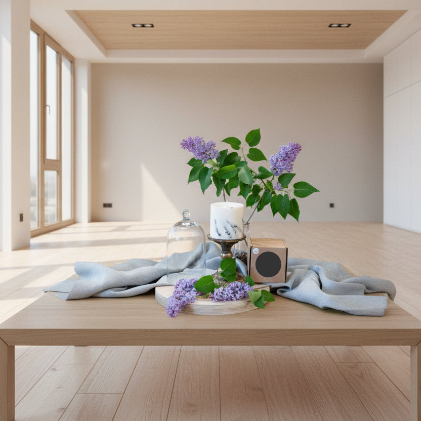 Duftkerze „Lavendeltraum“ – Entspannung, Gelassenheit & Natur - by SteinKunstWerk | Duftkerze aus nachhaltiger Herstellung