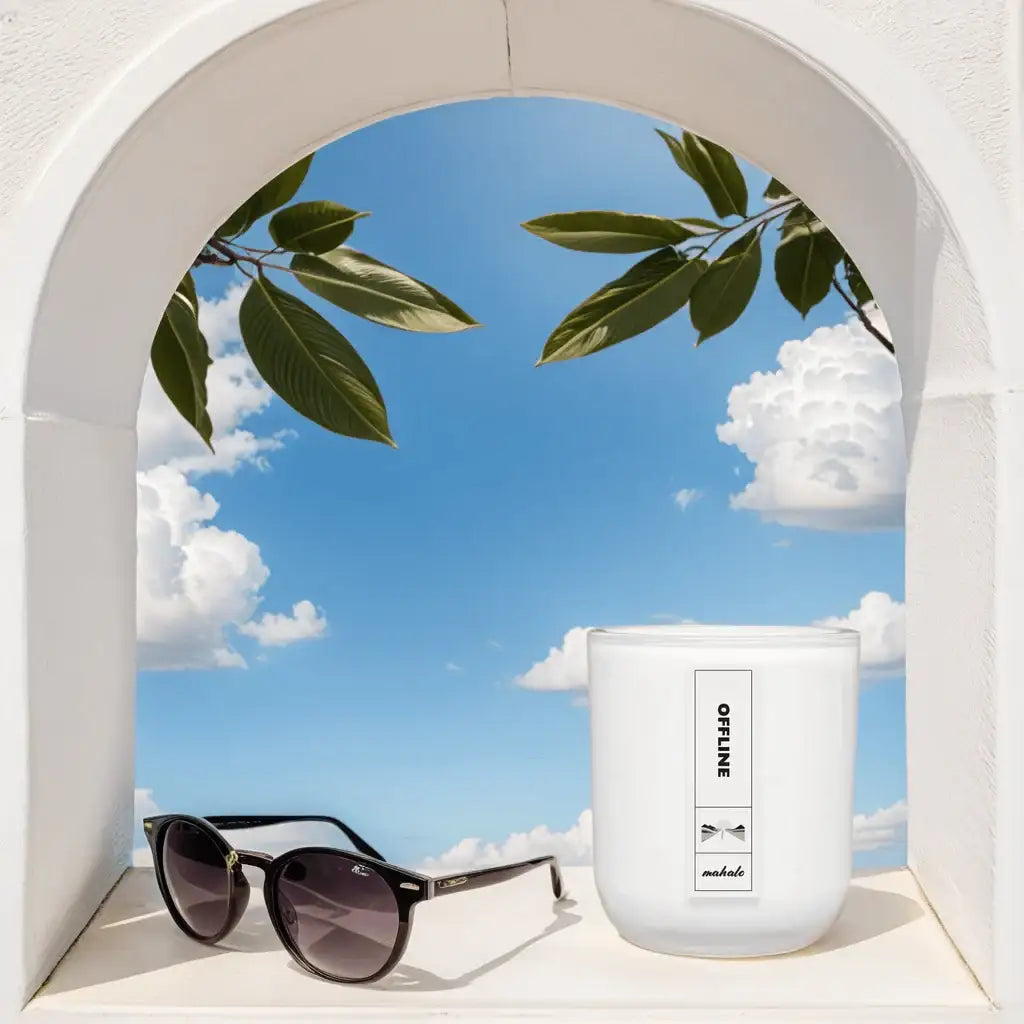 Offline – Deine Duftkerze für besondere Momente - by SteinKunstWerk | Duftkerze aus nachhaltiger Herstellung