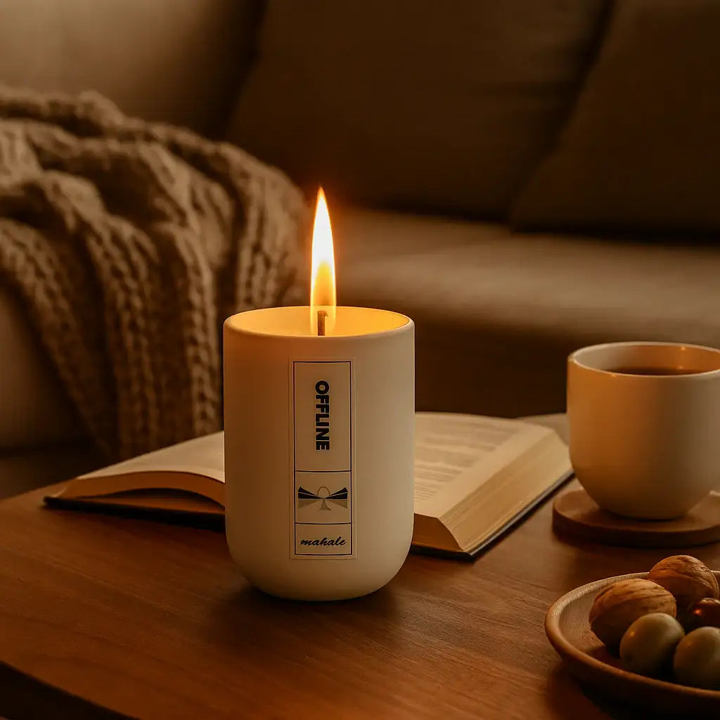 Offline – Deine Duftkerze für besondere Momente - by SteinKunstWerk | Duftkerze aus nachhaltiger Herstellung