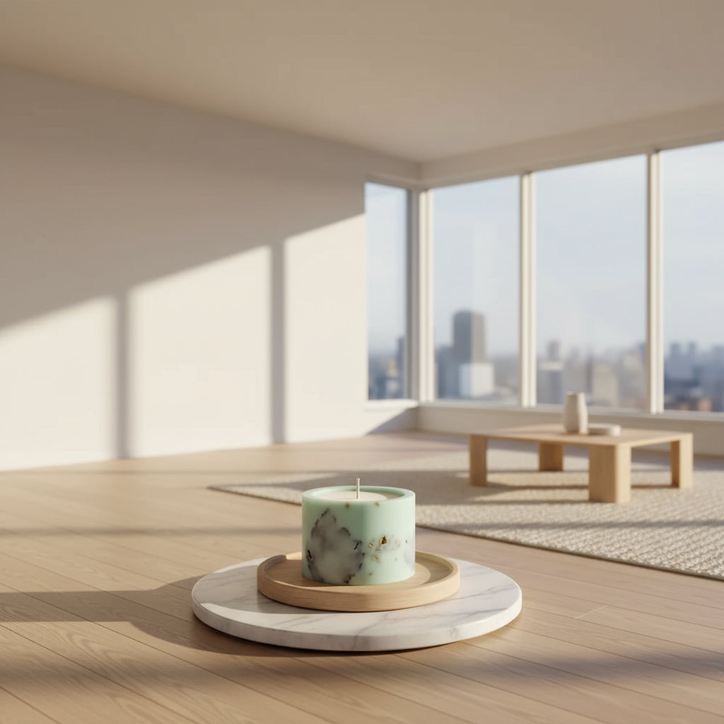 Duftkerze „Lettischer Wald“ – Natürlichkeit, Ruhe & Achtsamkeit - by SteinKunstWerk | Duftkerze aus nachhaltiger Herstellung