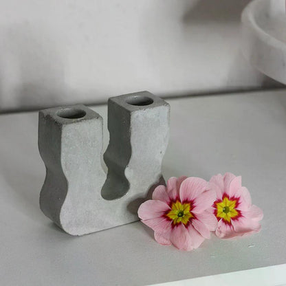 Maximalbeton - Betonkerzenständer "Double Trouble"