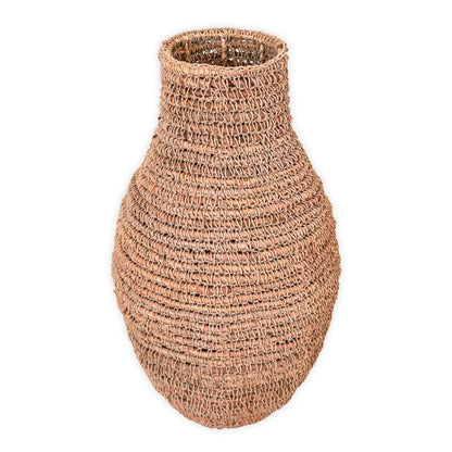 Soeji Dekovase SAKRA aus Raffia – freigestellte Produktansicht