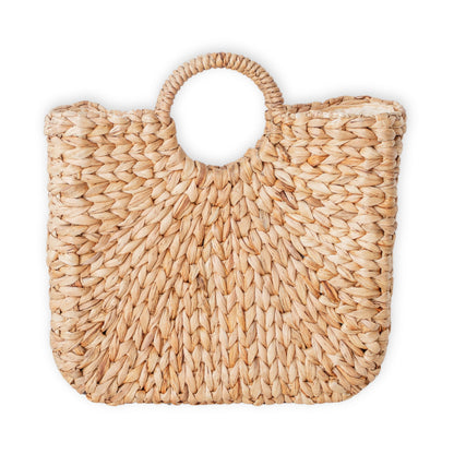 Soeji Handtasche SAMBAS aus Wasserhyazinthe – freigestellte Produktansicht