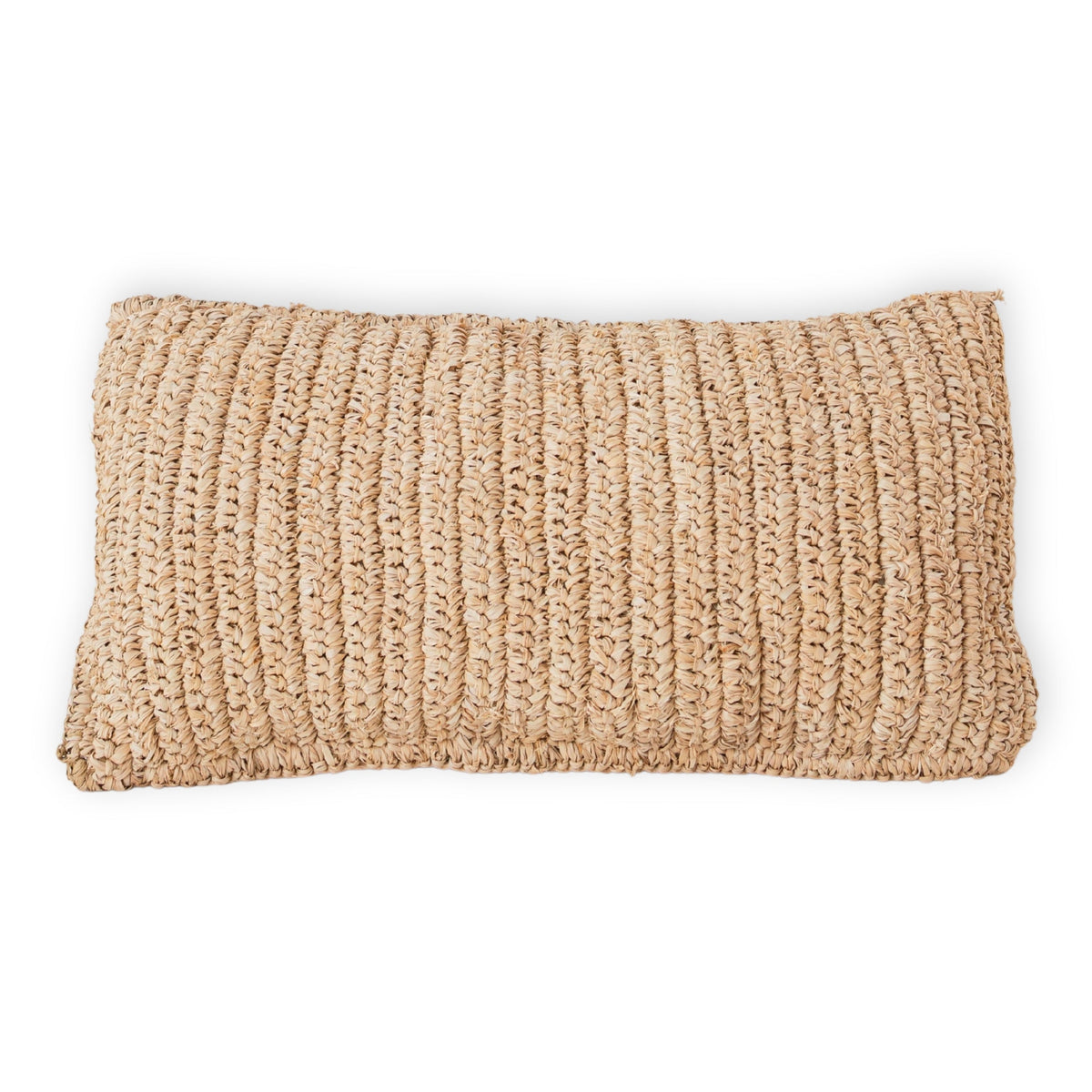 Soeji Dekokissen DALUNG aus Raffia – freigestellte Produktansicht