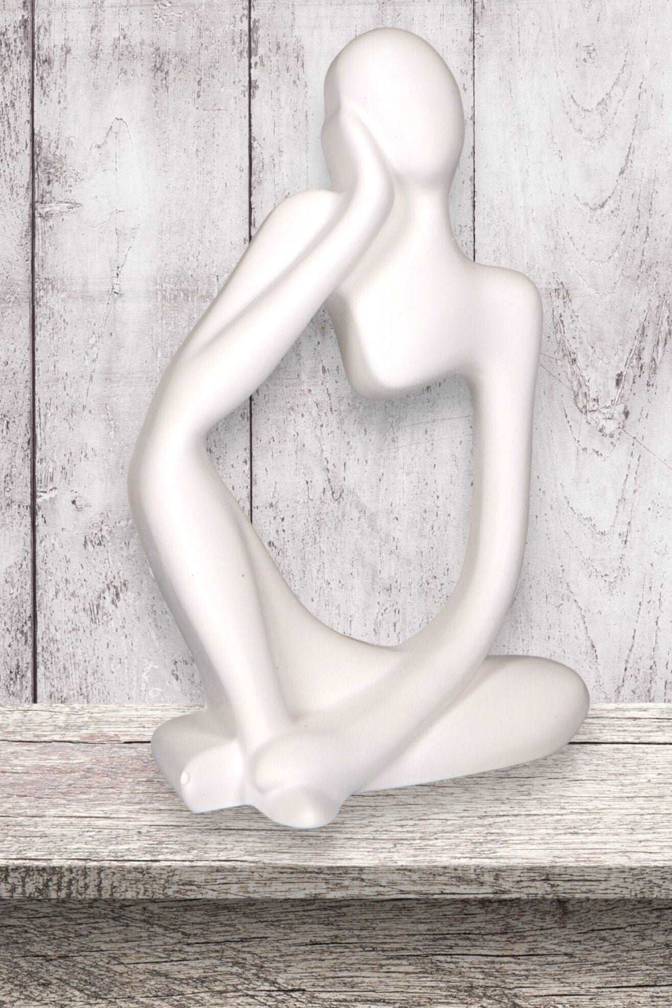 Elegante Figur einer Nachdenklichen Frau – Das Perfekte Geschenk für Besondere Frauen! Stein.Kunst.Werk.