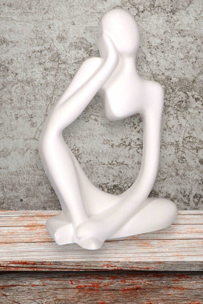 Elegante Figur einer Nachdenklichen Frau – Das Perfekte Geschenk für Besondere Frauen! Stein.Kunst.Werk.