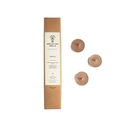 Duft-Teelichter „FRIGGA“ – Harmonie und Schutz für dein Zuhause - by SteinKunstWerk | Duftkerze aus nachhaltiger Herstellung