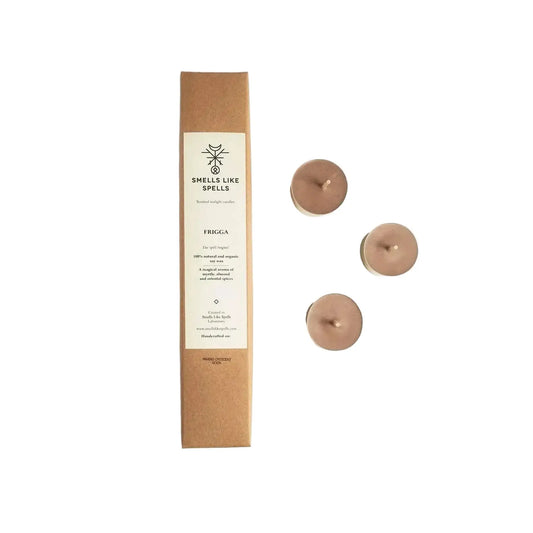 Duft-Teelichter „FRIGGA“ – Harmonie und Schutz für dein Zuhause - by SteinKunstWerk | Duftkerze aus nachhaltiger Herstellung