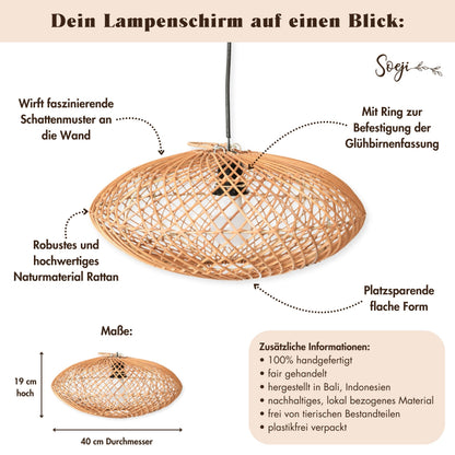 Lampenschirm ARANA – Rattan