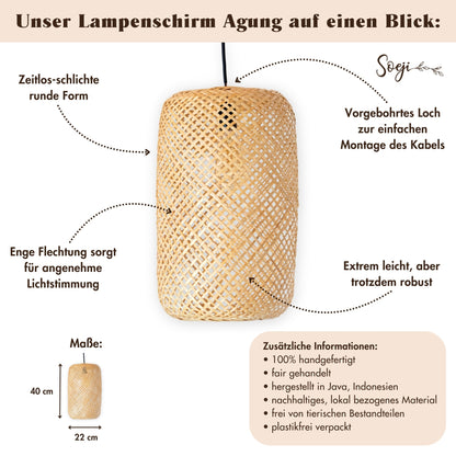 Lampenschirm AGUNG – Bambus