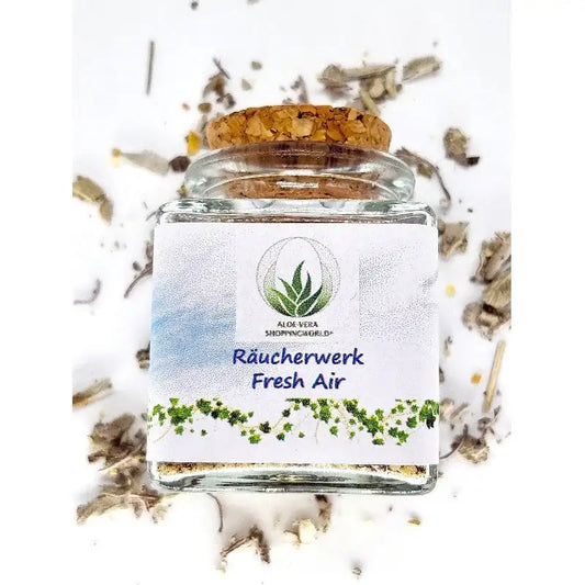 Räucherwerk "Fresh Air" Glas 50 ml - by SteinKunstWerk | Räucherware aus nachhaltiger Herstellung