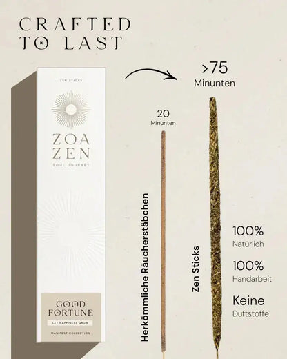 Good Fortune - by SteinKunstWerk | Räucherstäbchen aus nachhaltiger Herstellung