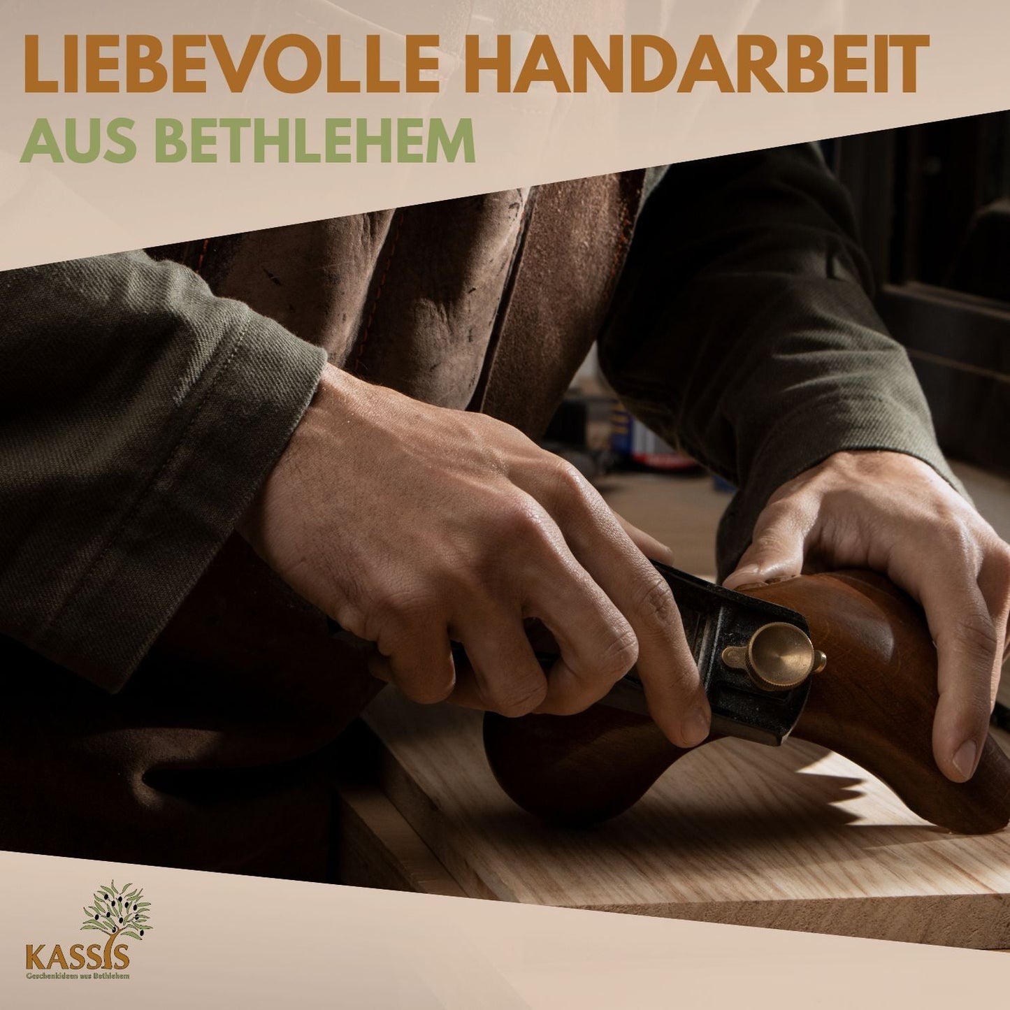 Olivenholz-Herz – Handschmeichler & kleines Geschenk