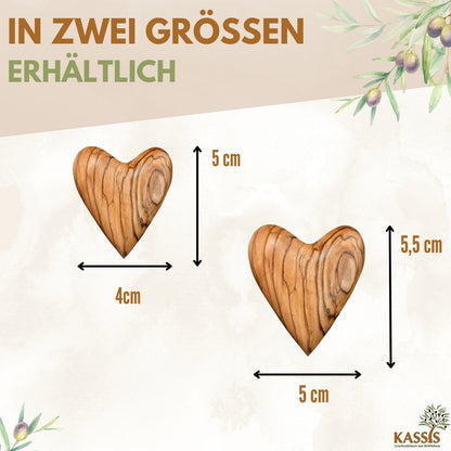 Olivenholz-Herz – Handschmeichler & kleines Geschenk