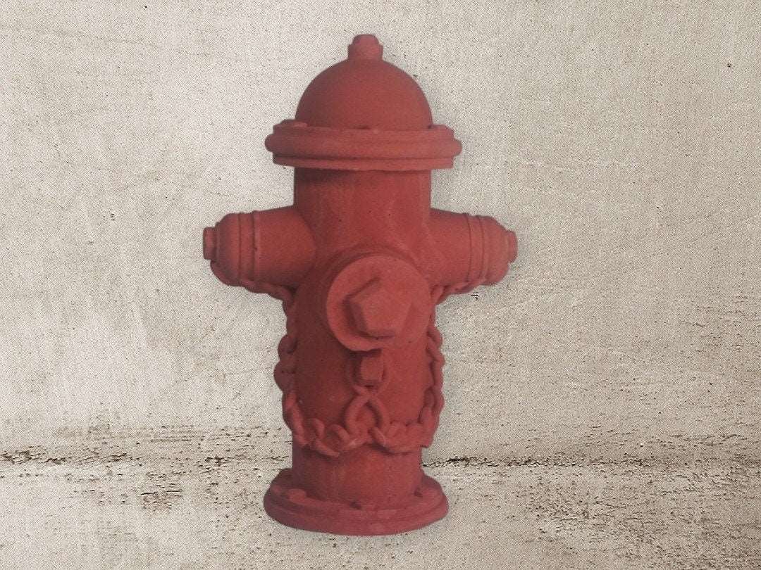 Handgefertigte Deko-Hydranten im amerikanischen Stil – Einzigartige Geschenke für Feuerwehrfans Stein.Kunst.Werk.