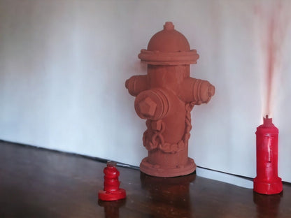 Handgefertigte Deko-Hydranten im amerikanischen Stil – Einzigartige Geschenke für Feuerwehrfans Stein.Kunst.Werk.