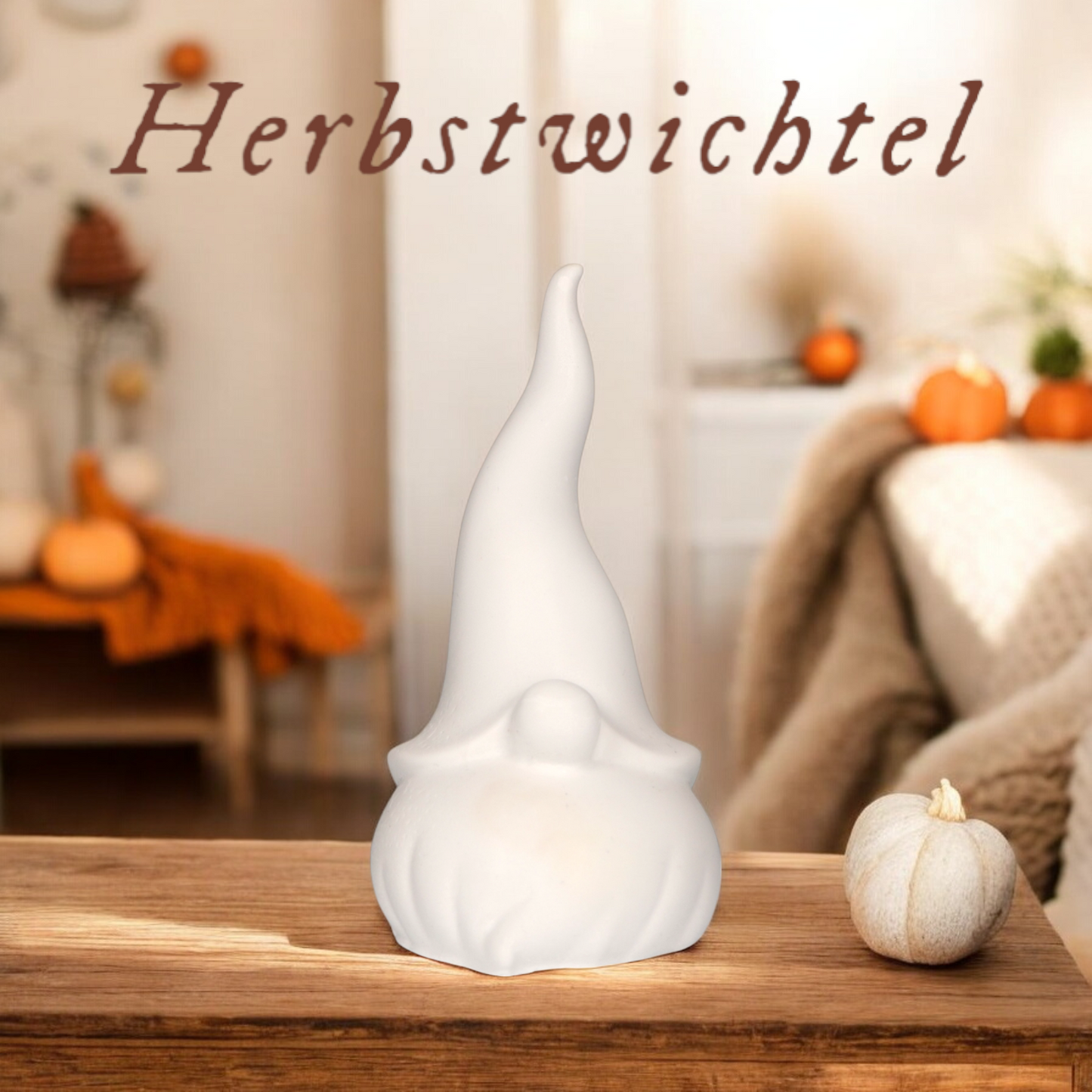 Handgefertigter Herbstwichtel – Zauberhafte Herbstdeko für dein Zuhause