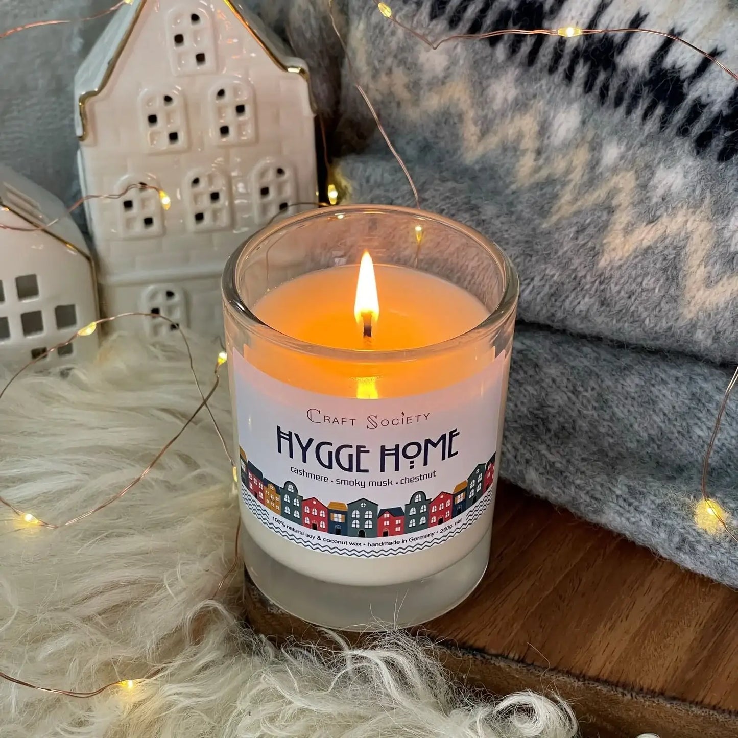"Hygge" Duftkerze – Wärme, Geborgenheit und skandinavische Gemütlichkeit für Dein Zuhause - by SteinKunstWerk | Duftkerze aus nachhaltiger Herstellung