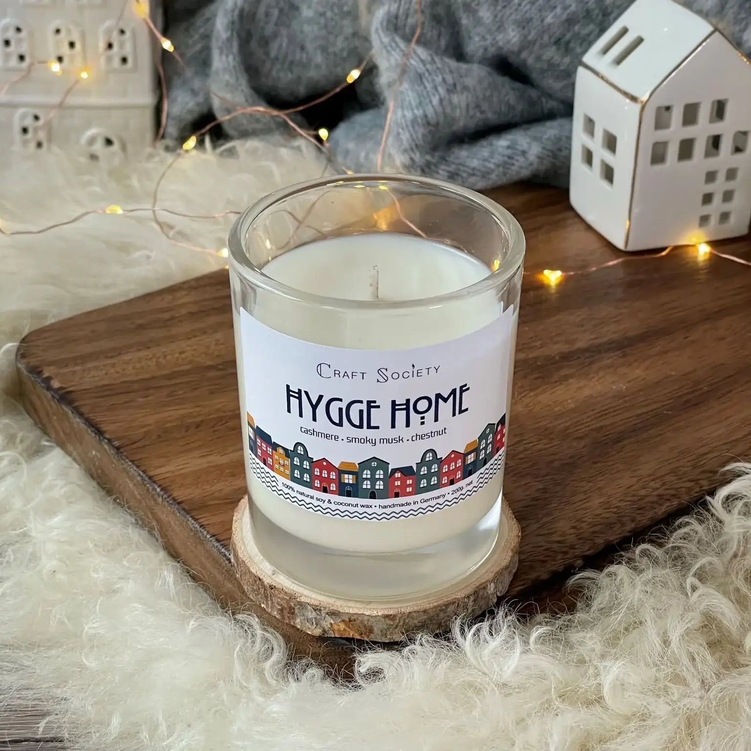 "Hygge" Duftkerze – Wärme, Geborgenheit und skandinavische Gemütlichkeit für Dein Zuhause - by SteinKunstWerk | Duftkerze aus nachhaltiger Herstellung