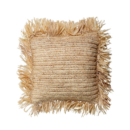 Dekokissen GANDI (natur) – Raffia