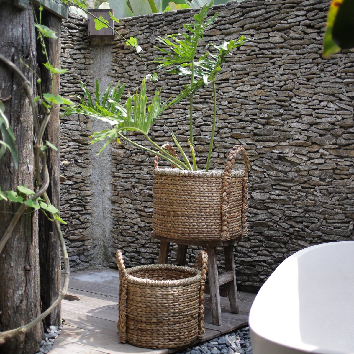 Flechtkorb CANGGU – Wasserhyazinthe
