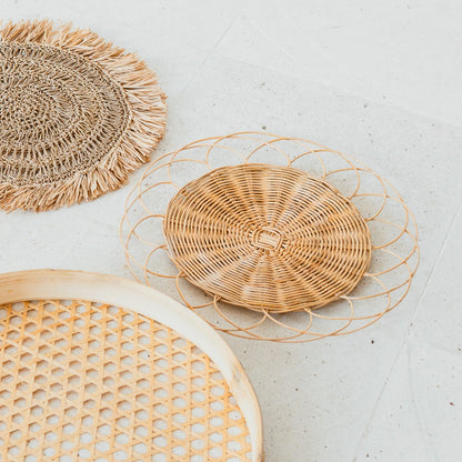 Wanddeko-Set PENIDA (5-teilig) – Naturfasern