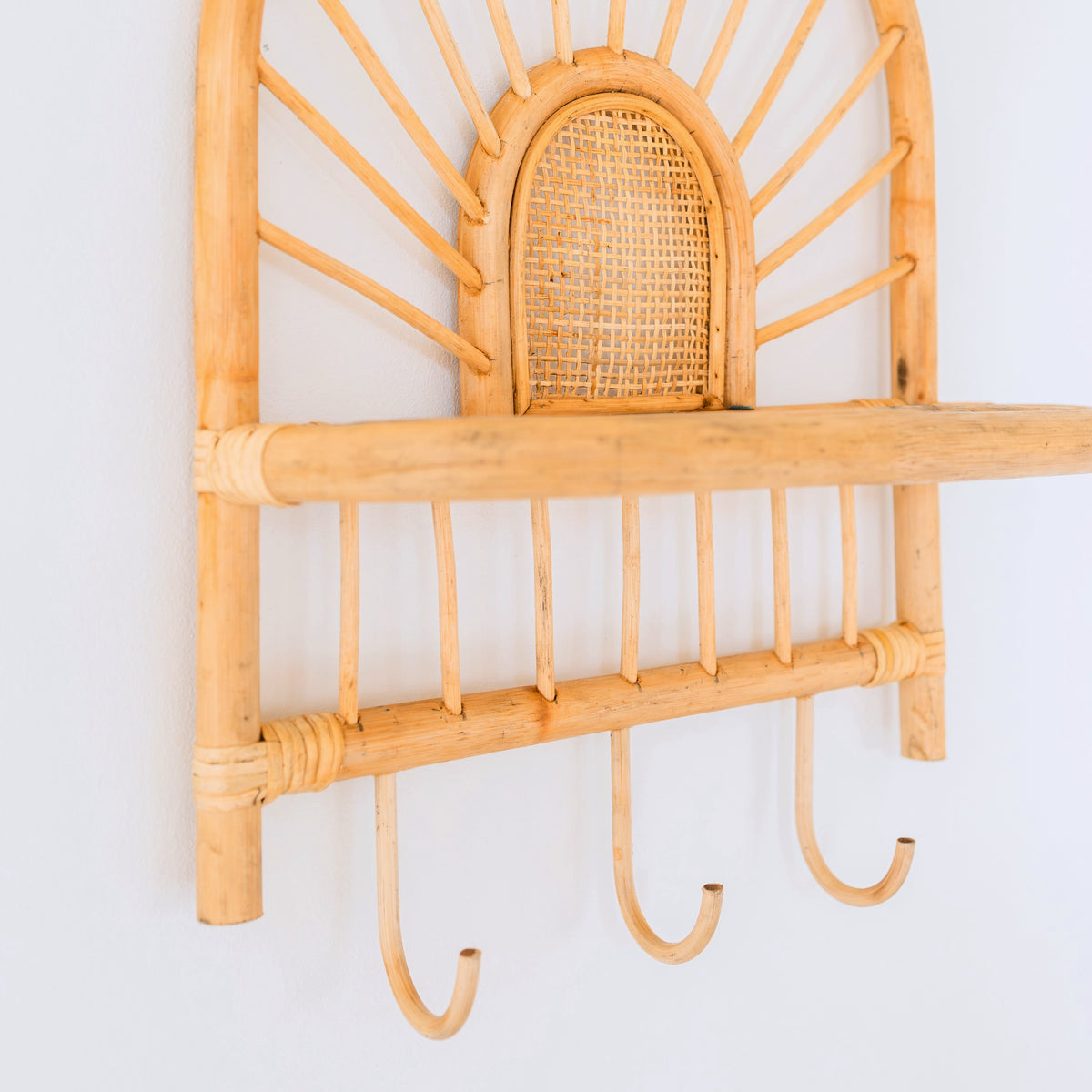 Wandregal BANTEN – Rattan