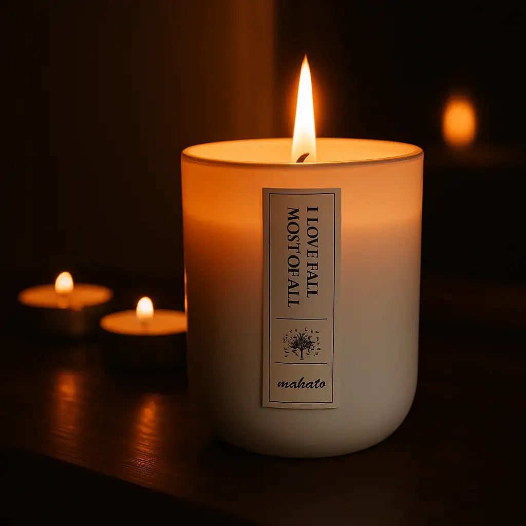„I Love Fall Most of All“ Duftkerze – Herbstgefühle für Dein Zuhause - by SteinKunstWerk | Duftkerze aus nachhaltiger Herstellung