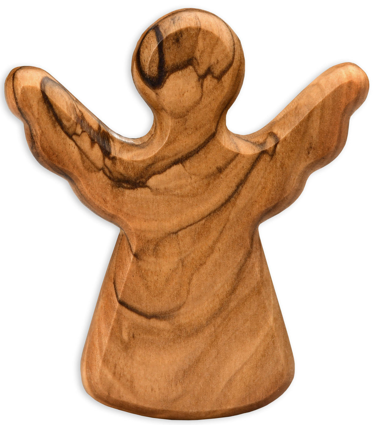 Kleiner Olivenholz-Schutzengel 6 cm – Handschmeichler