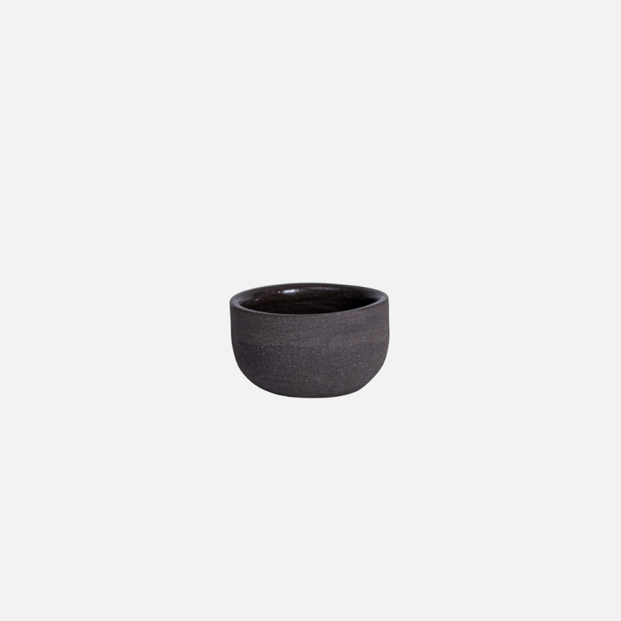KUMO Espresso Tasse grau/schwarz – Handgemachte Keramik für moderne Espresso-Rituale