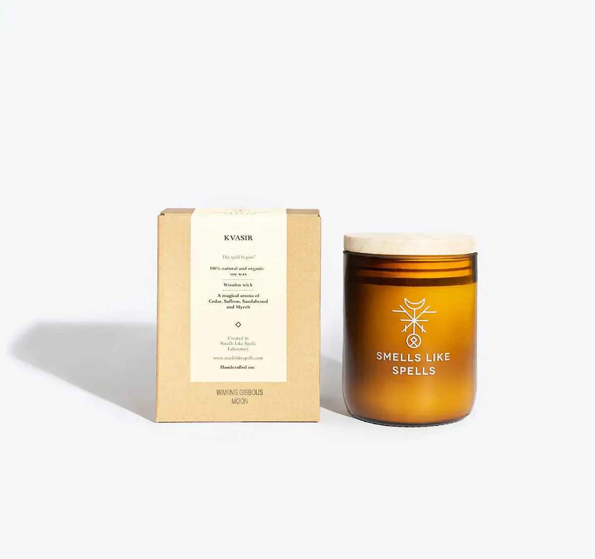 Duftkerze KVASIR – Klarheit, Weisheit & Harmonie - by SteinKunstWerk | aus nachhaltiger Herstellung