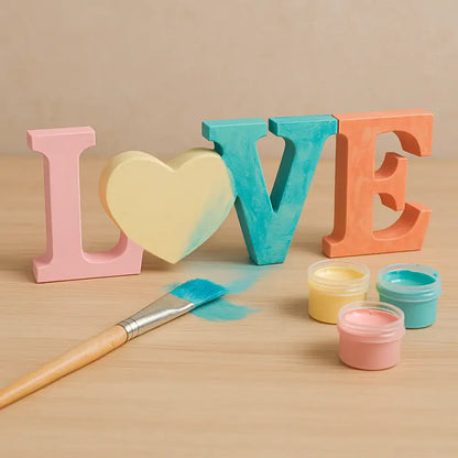 LOVE Schriftzug – Handgefertigte Deko in Wunschfarbe - by SteinKunstWerk | Deko aus nachhaltiger Herstellung