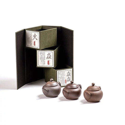 Purion Lao Yan Ni Shui Ping (1-3-6 fach Brenn-Set) – Teegeschirr bei SteinKunstWerk