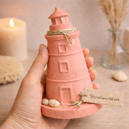 Leuchtturm Deko – handgefertigte maritime DIY-Deko zum Selbstgestalten | SteinKunstWerk