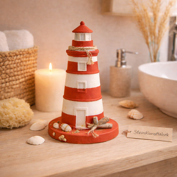 Leuchtturm Deko – handgefertigte maritime DIY-Deko zum Selbstgestalten | SteinKunstWerk