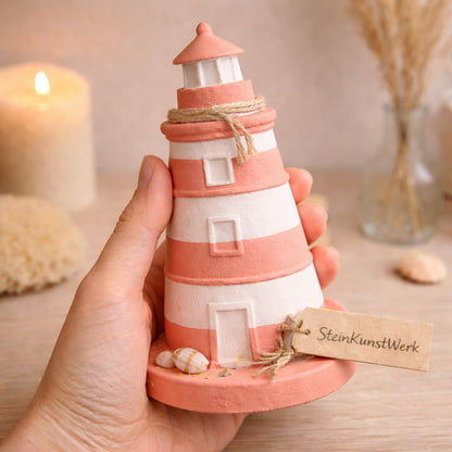 Leuchtturm Deko – handgefertigte maritime DIY-Deko zum Selbstgestalten | SteinKunstWerk