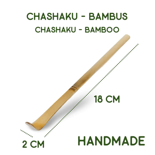 Matcha Löffel Chashaku aus weißem Bambus - by SteinKunstWerk | Matchalöffel aus nachhaltiger Herstellung