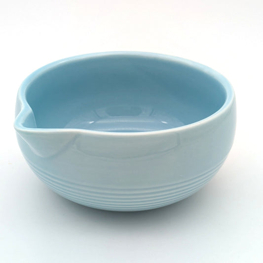 Matchaschale mit Ausguss – für Matcha-Zubereitung – Farbvariante Blau – Produktabbildung 2