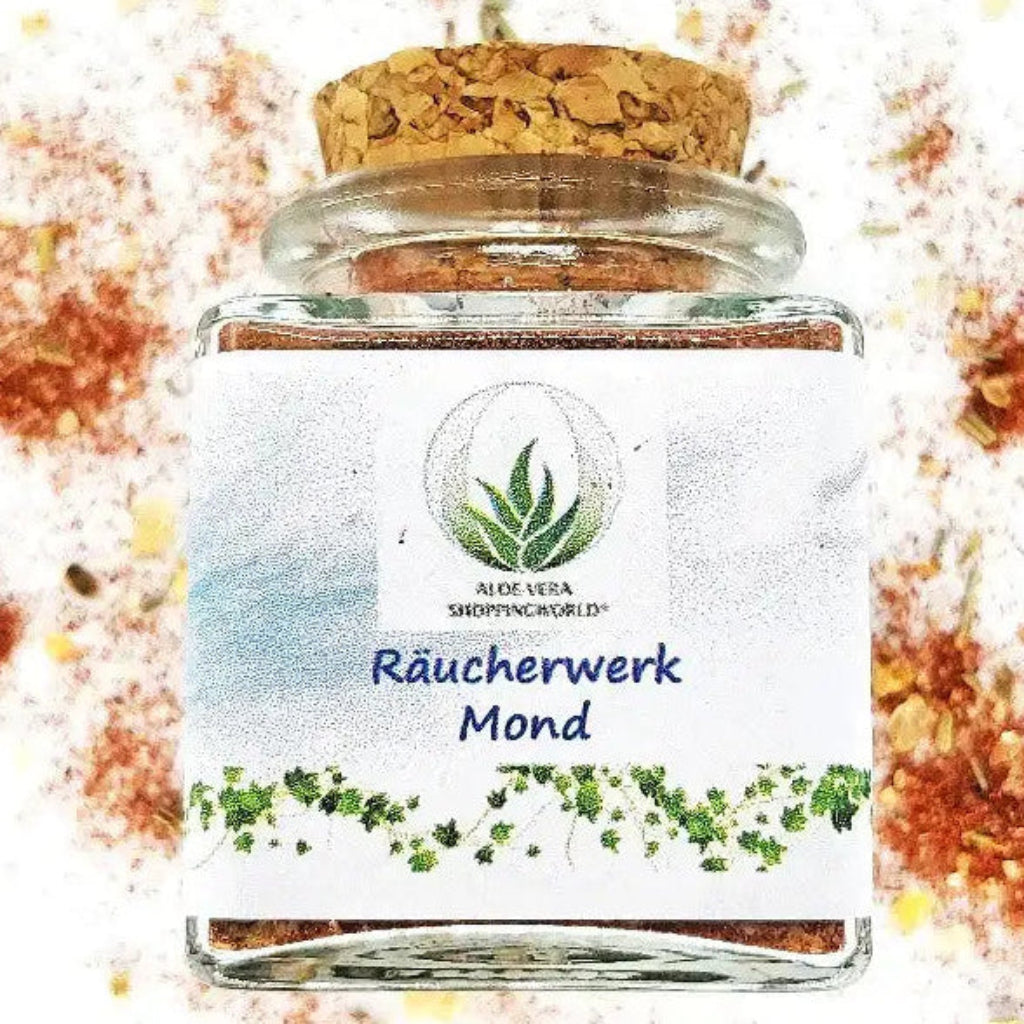 Räucherwerk "Mond" Glas 50 ml - by SteinKunstWerk | Räucherware aus nachhaltiger Herstellung