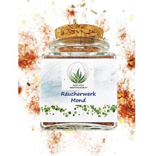 Räucherwerk "Mond" Glas 50 ml - by SteinKunstWerk | Räucherware aus nachhaltiger Herstellung