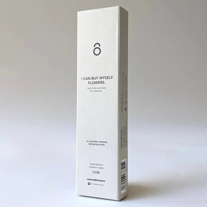 Natürliche Räucherstäbchen - "I Can Buy Myself Flowers" - Pflaumenblüten - by SteinKunstWerk | Räucherstäbchen aus nachhaltiger Herstellung