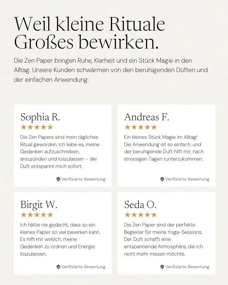 Press Pause - by SteinKunstWerk | Räucherpapier aus nachhaltiger Herstellung