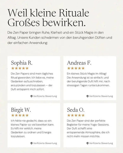 Press Pause - by SteinKunstWerk | Räucherpapier aus nachhaltiger Herstellung