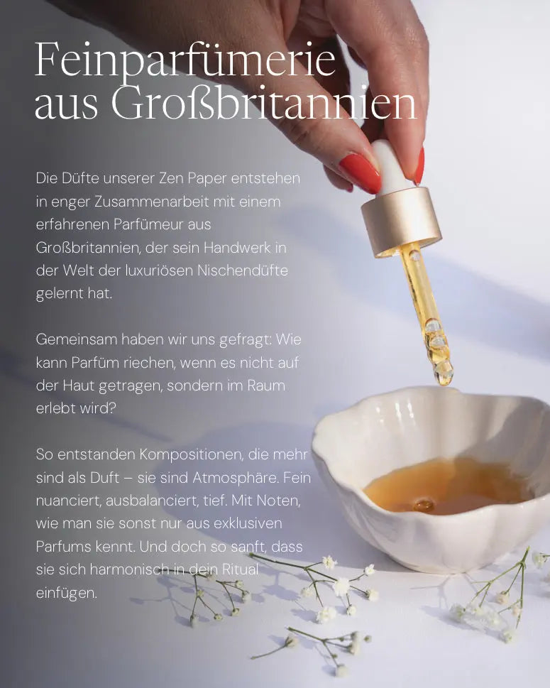 Press Pause Räucherpapier von ZoaZen für bewusste Auszeiten – Produktansicht